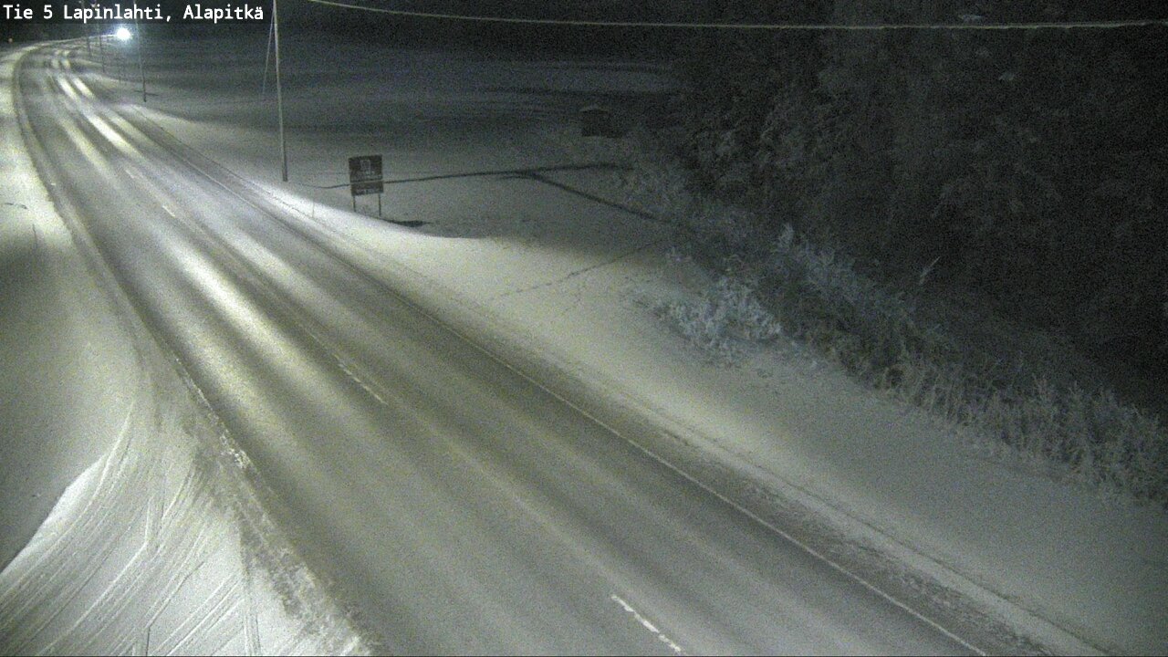 Weather Camera Image Väg 5 Lapinlax, Alapitkä, Lapinlahti, Pohjois-Savo