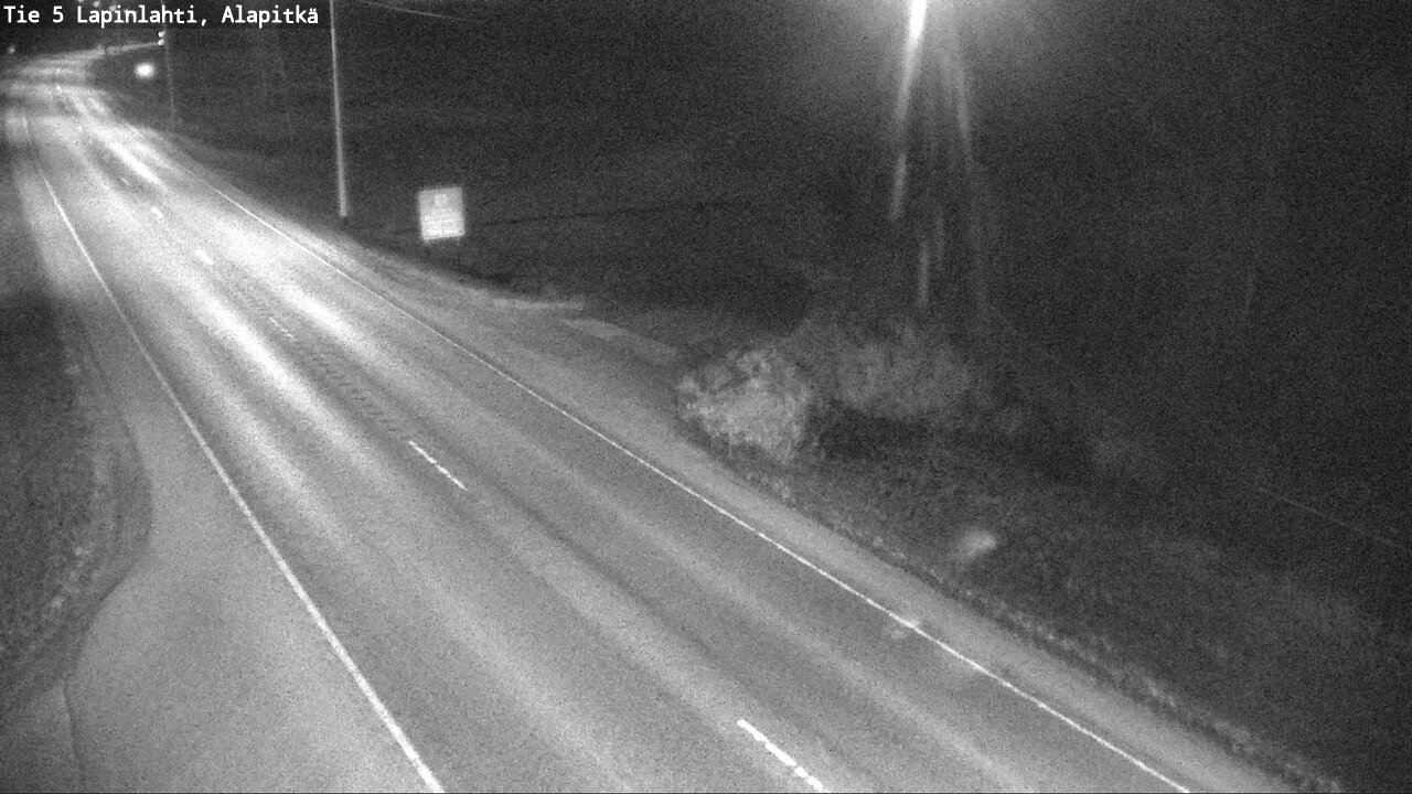 Weather Camera Image Road 5 Lapinlahti, Alapitkä, Lapinlahti, Pohjois-Savo