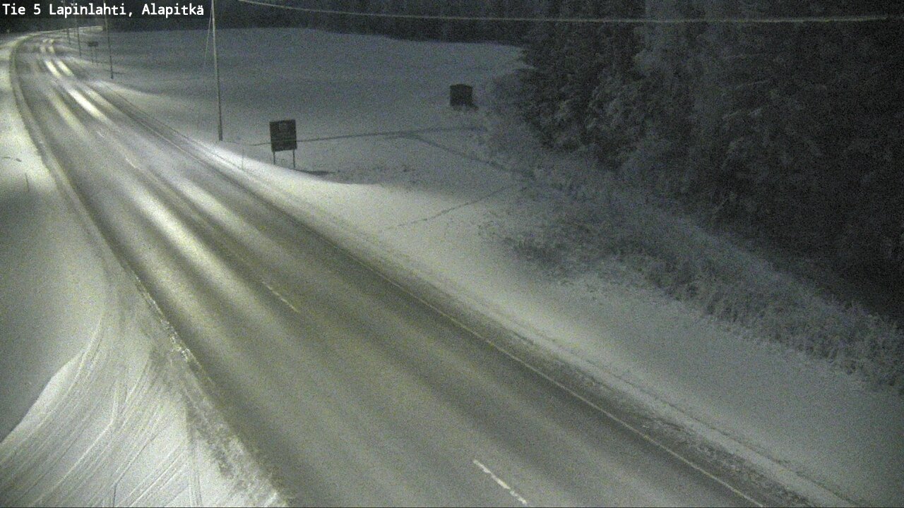 Weather Camera Image Road 5 Lapinlahti, Alapitkä, Lapinlahti, Pohjois-Savo