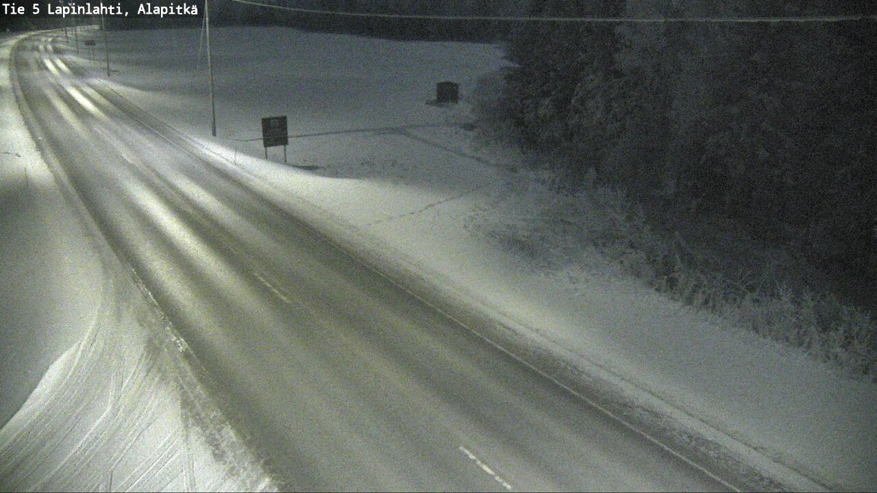 Weather Camera Image Road 5 Lapinlahti, Alapitkä, Lapinlahti, Pohjois-Savo