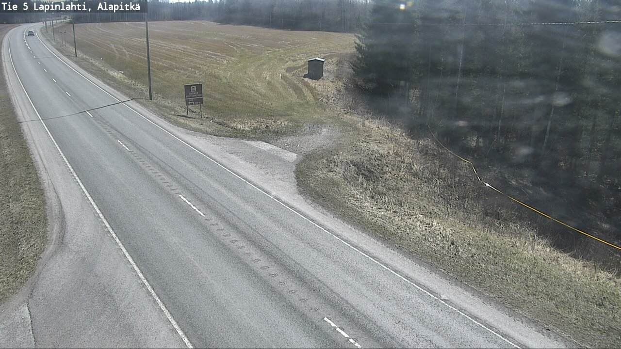 Weather Camera Image Väg 5 Lapinlax, Alapitkä, Lapinlahti, Pohjois-Savo