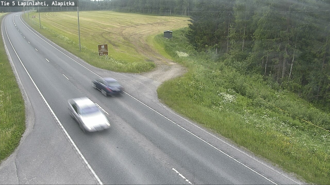 Kelikamerat Kuva Tie 5 Lapinlahti, Alapitkä, Lapinlahti, Pohjois-Savo