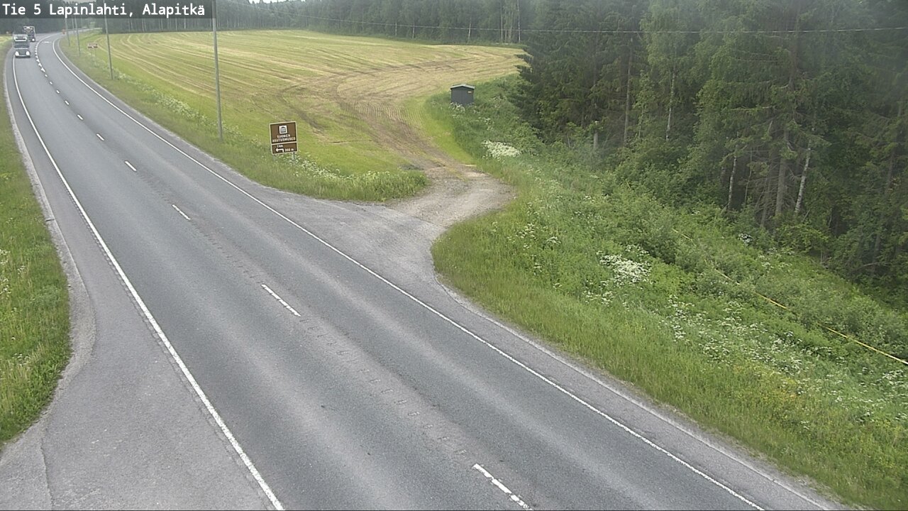 Kelikamerat Kuva Tie 5 Lapinlahti, Alapitkä, Lapinlahti, Pohjois-Savo