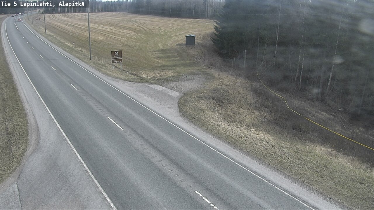 Weather Camera Image Väg 5 Lapinlax, Alapitkä, Lapinlahti, Pohjois-Savo