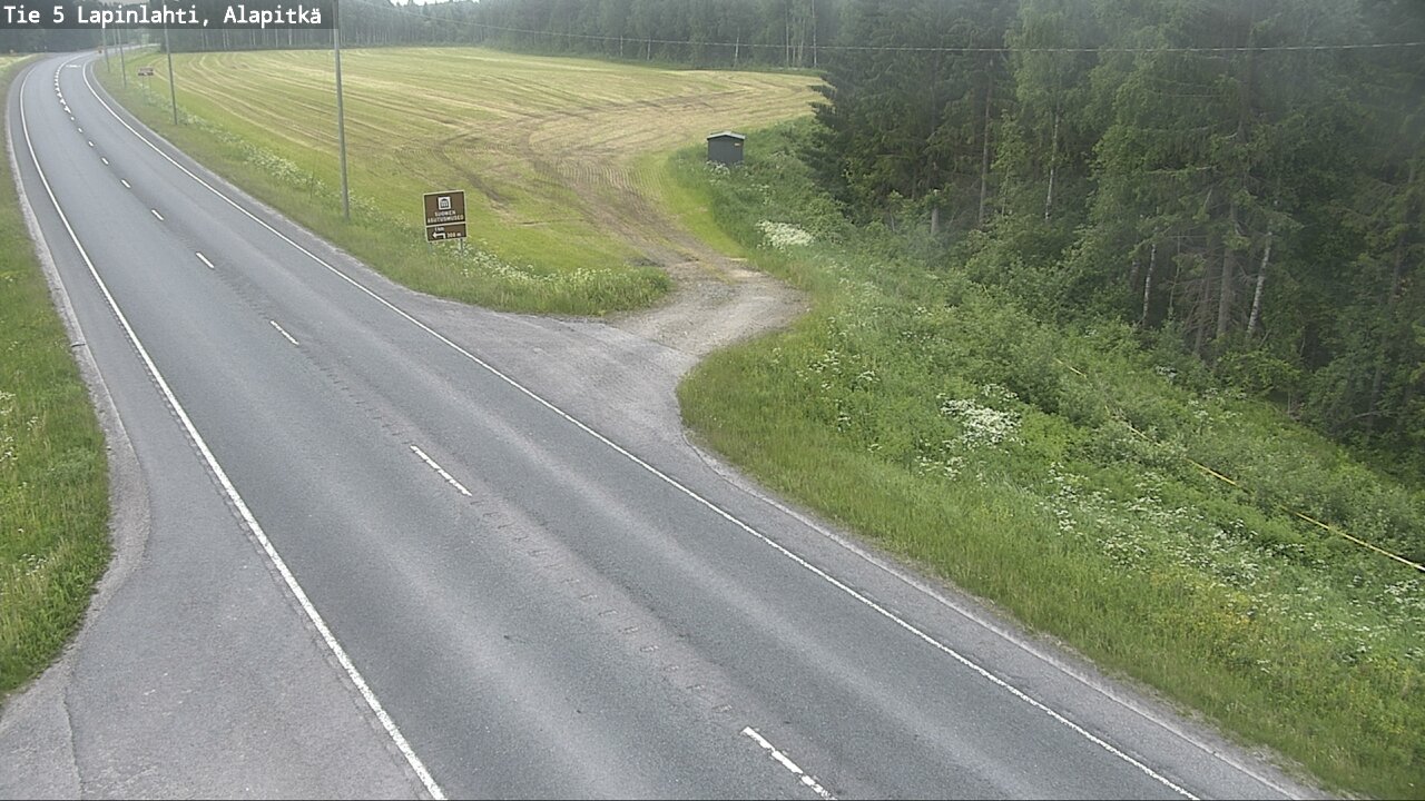 Kelikamerat Kuva Tie 5 Lapinlahti, Alapitkä, Lapinlahti, Pohjois-Savo