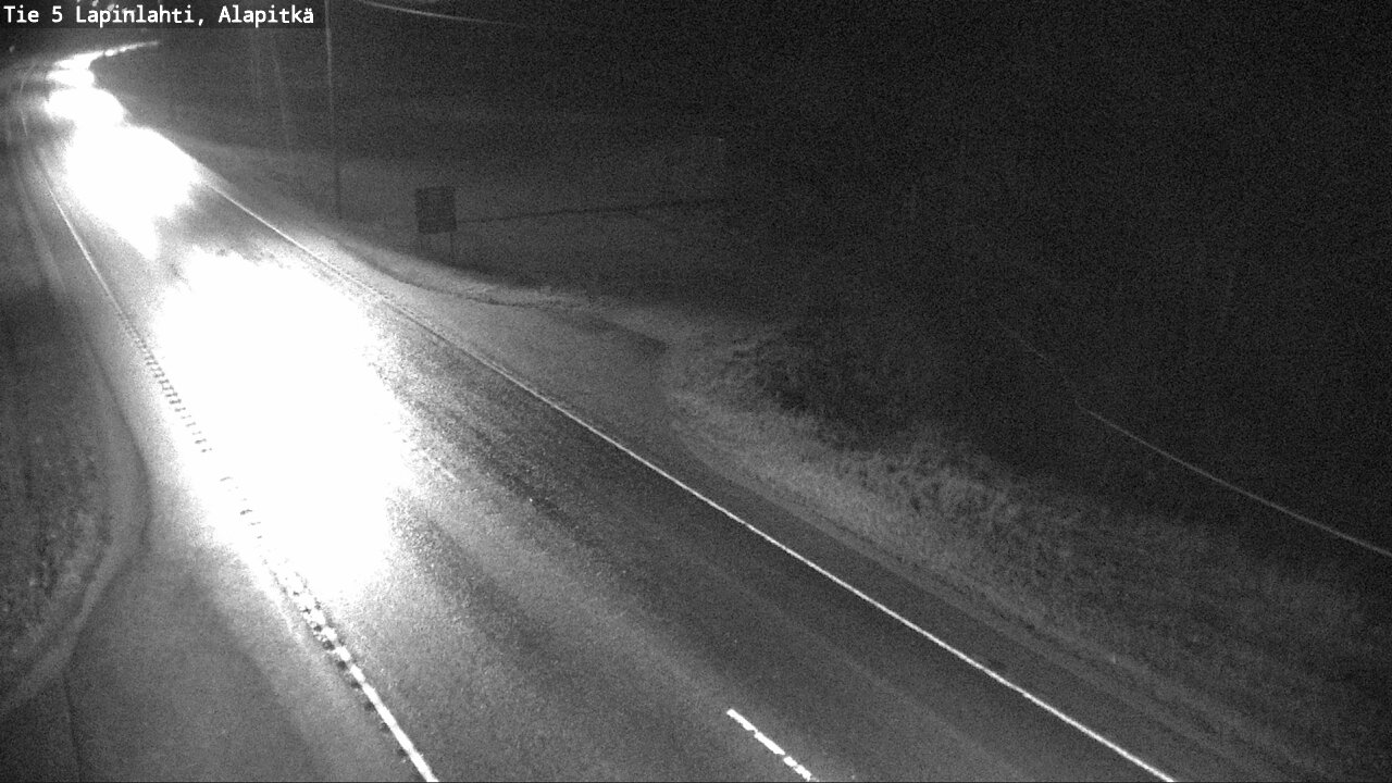 Weather Camera Image Road 5 Lapinlahti, Alapitkä, Lapinlahti, Pohjois-Savo