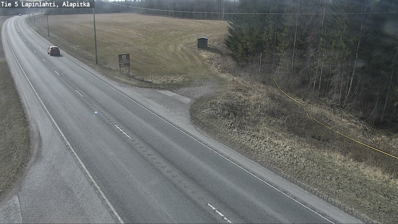 Weather Camera Image Väg 5 Lapinlax, Alapitkä, Lapinlahti, Pohjois-Savo