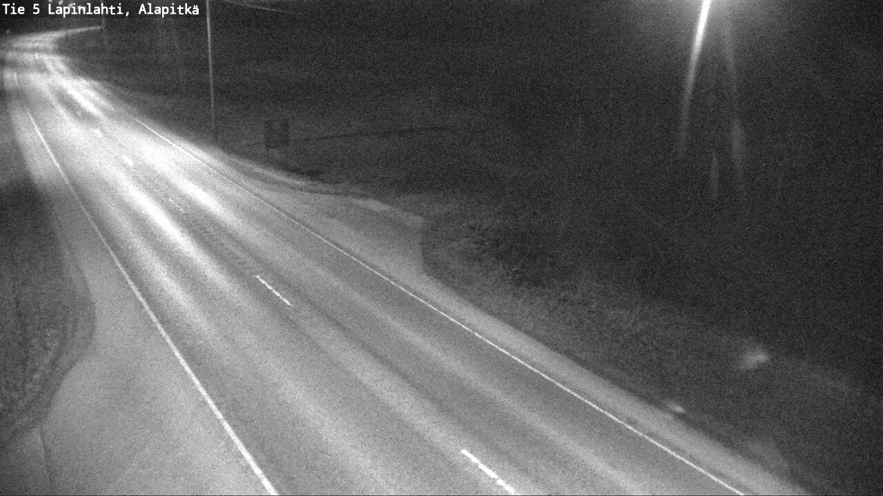 Weather Camera Image Väg 5 Lapinlax, Alapitkä, Lapinlahti, Pohjois-Savo