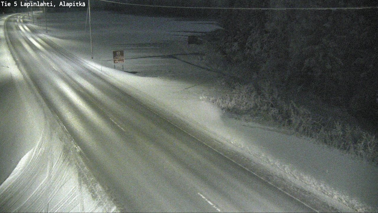 Weather Camera Image Väg 5 Lapinlax, Alapitkä, Lapinlahti, Pohjois-Savo
