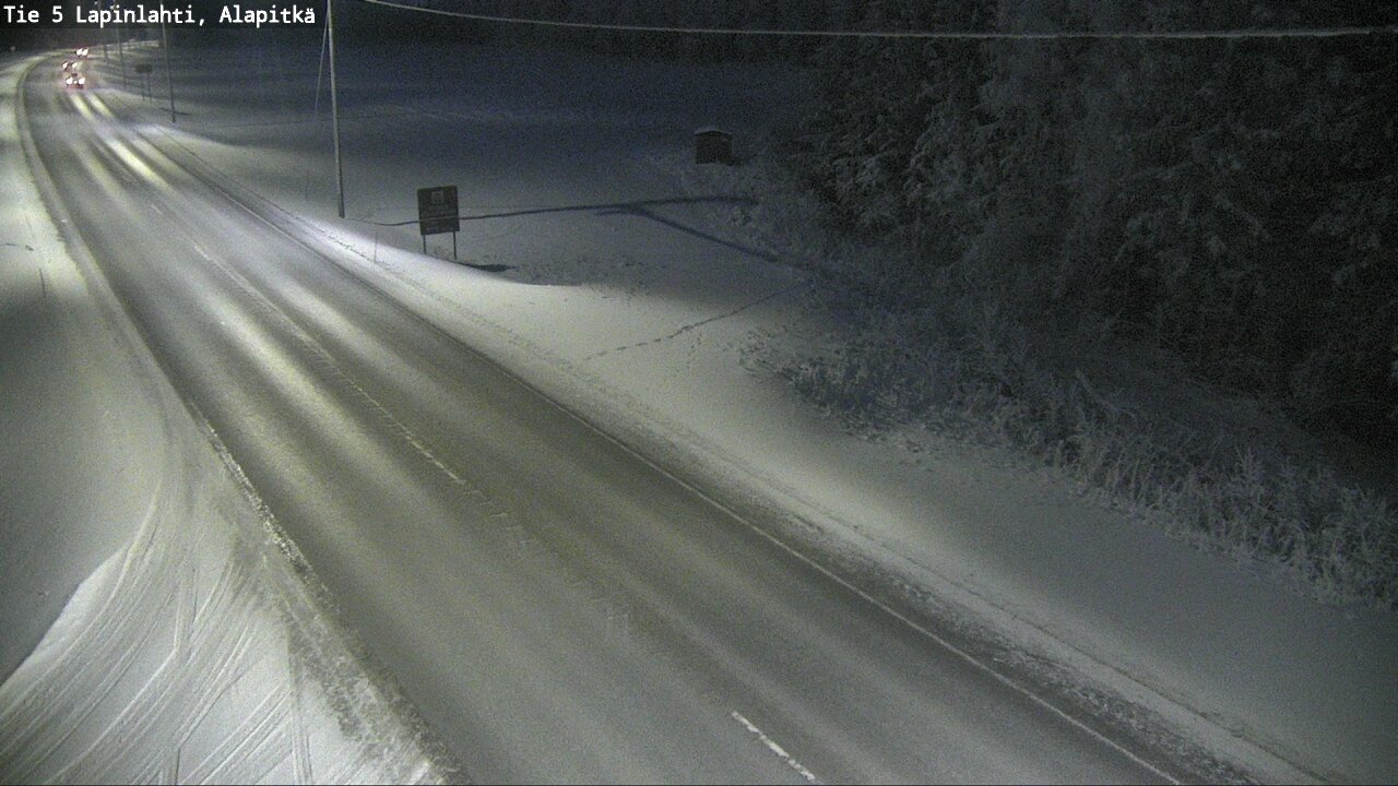 Weather Camera Image Road 5 Lapinlahti, Alapitkä, Lapinlahti, Pohjois-Savo