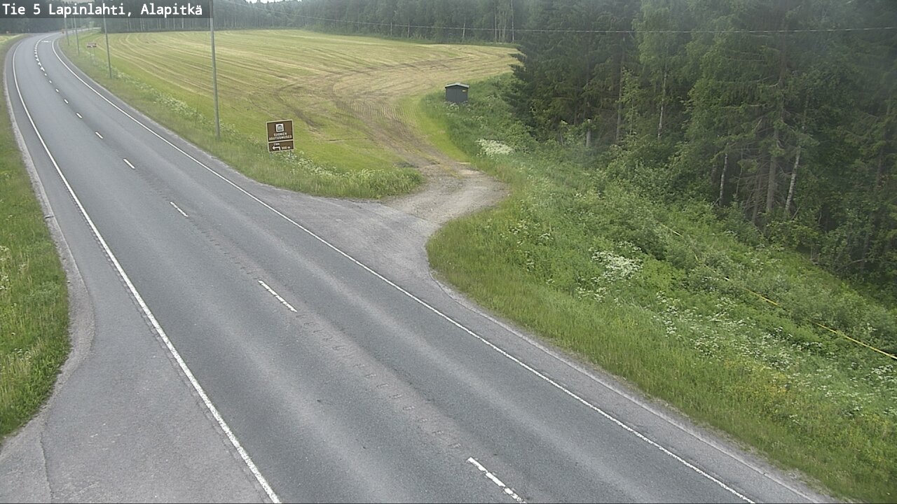 Kelikamerat Kuva Tie 5 Lapinlahti, Alapitkä, Lapinlahti, Pohjois-Savo