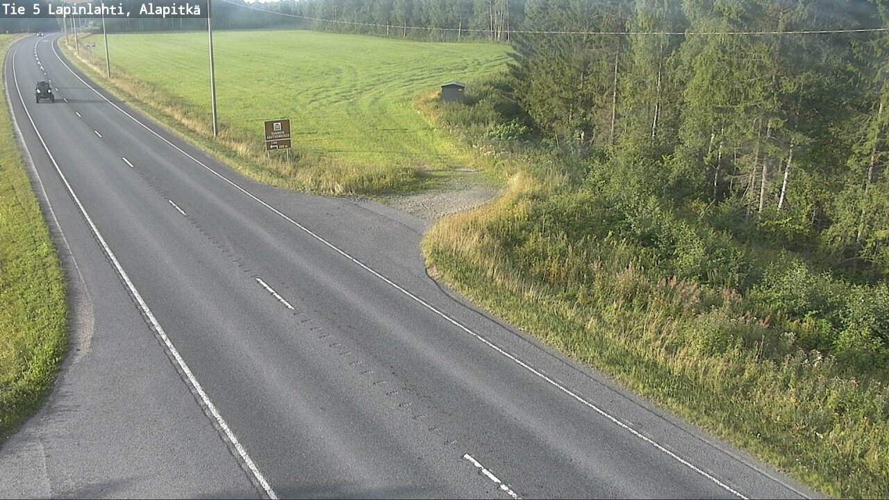 Weather Camera Image Väg 5 Lapinlax, Alapitkä, Lapinlahti, Pohjois-Savo
