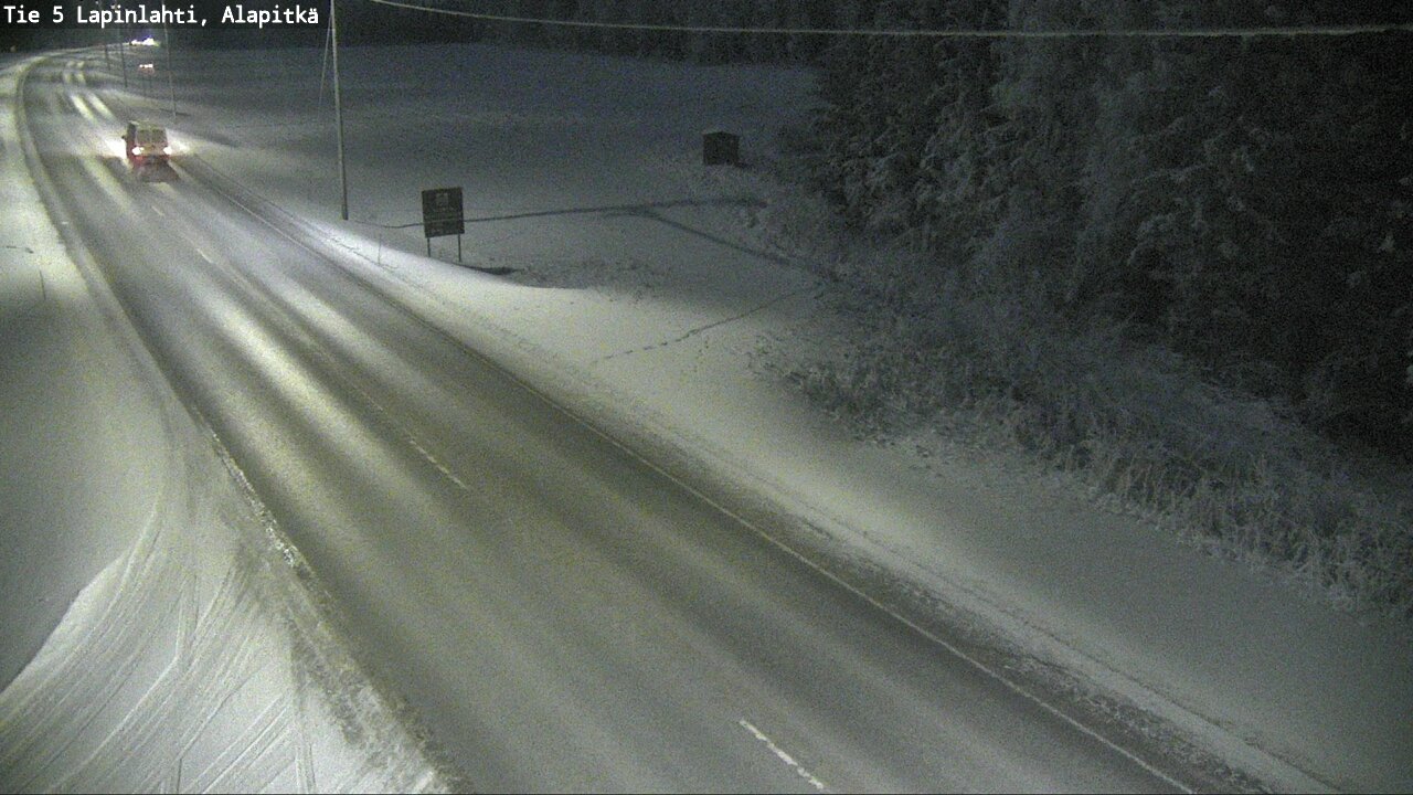 Weather Camera Image Road 5 Lapinlahti, Alapitkä, Lapinlahti, Pohjois-Savo