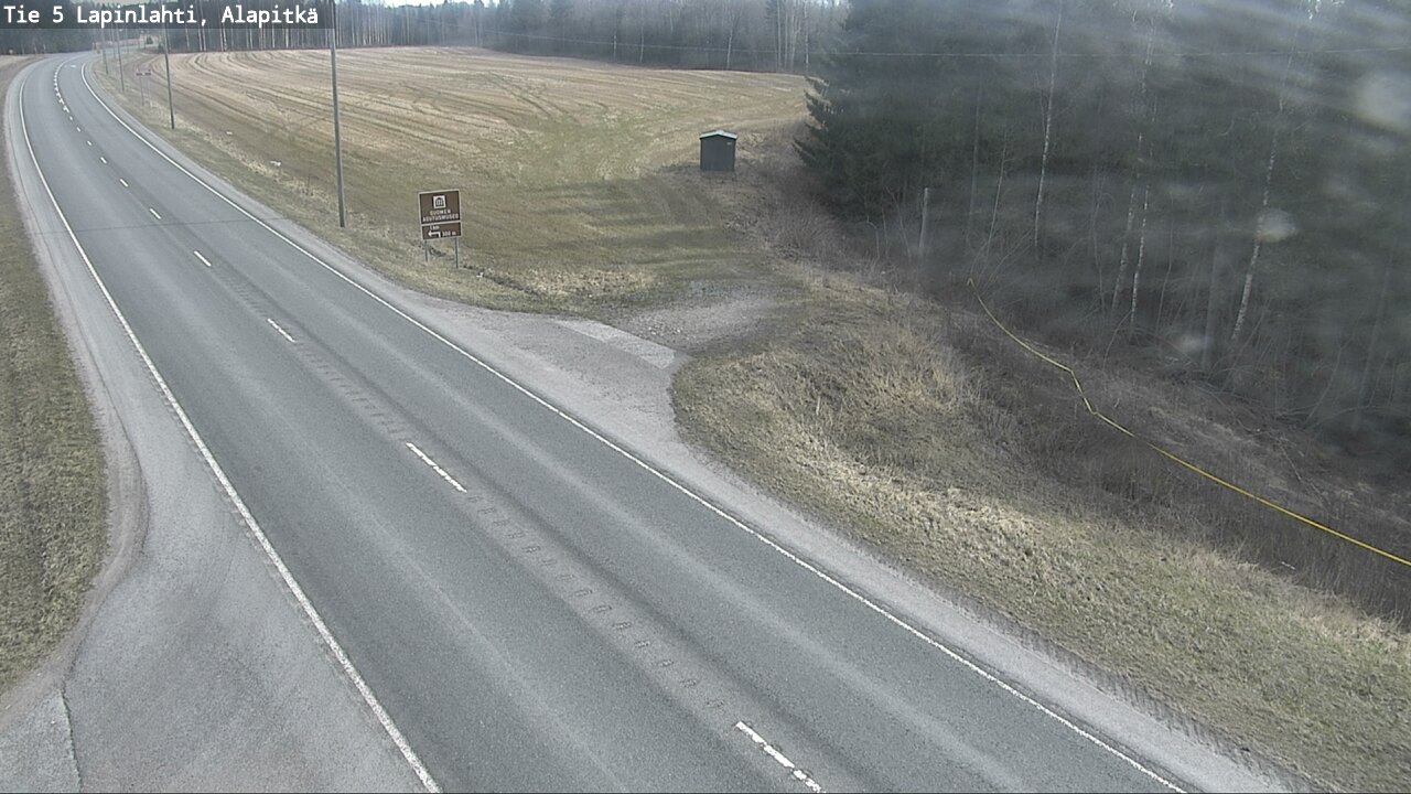 Weather Camera Image Väg 5 Lapinlax, Alapitkä, Lapinlahti, Pohjois-Savo