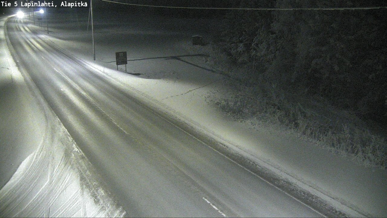 Weather Camera Image Road 5 Lapinlahti, Alapitkä, Lapinlahti, Pohjois-Savo