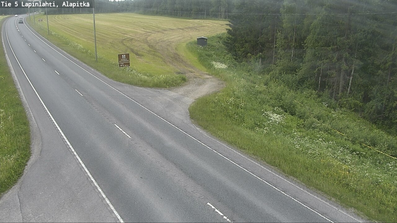 Kelikamerat Kuva Tie 5 Lapinlahti, Alapitkä, Lapinlahti, Pohjois-Savo