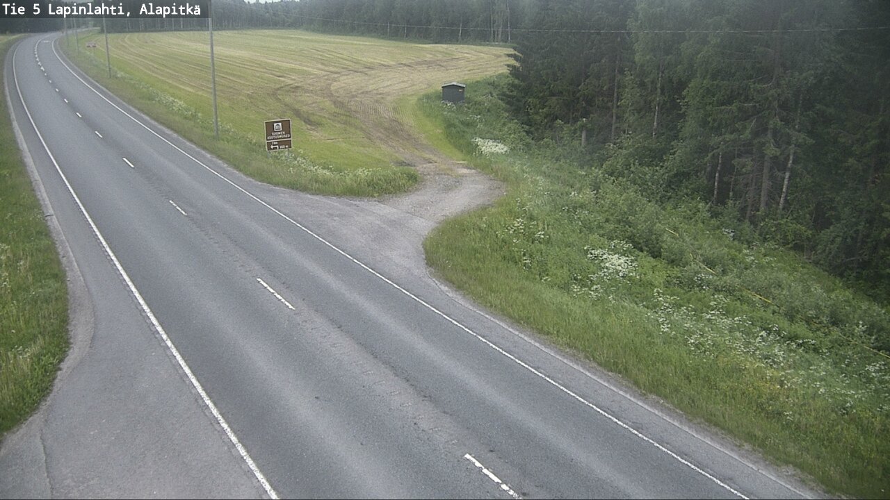 Kelikamerat Kuva Tie 5 Lapinlahti, Alapitkä, Lapinlahti, Pohjois-Savo