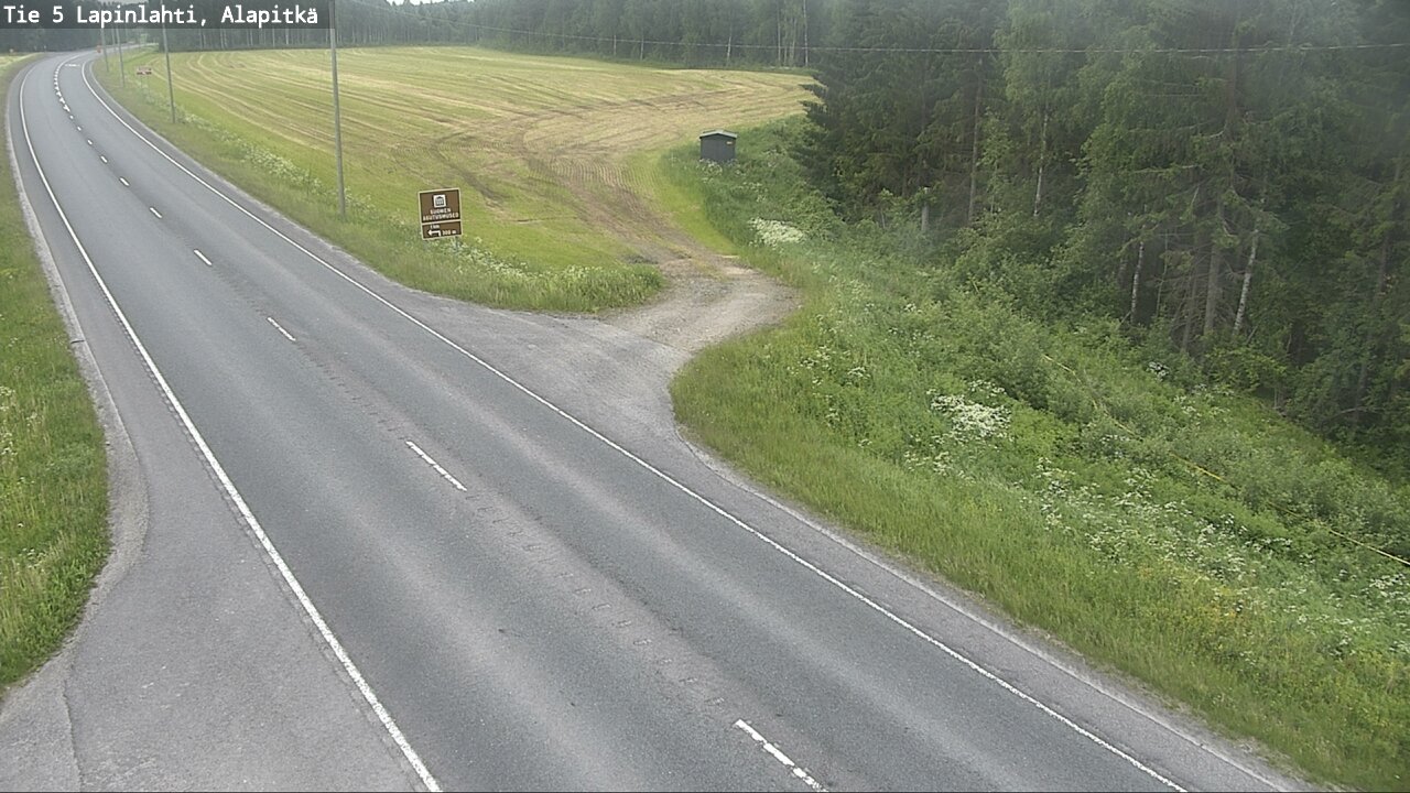 Kelikamerat Kuva Tie 5 Lapinlahti, Alapitkä, Lapinlahti, Pohjois-Savo