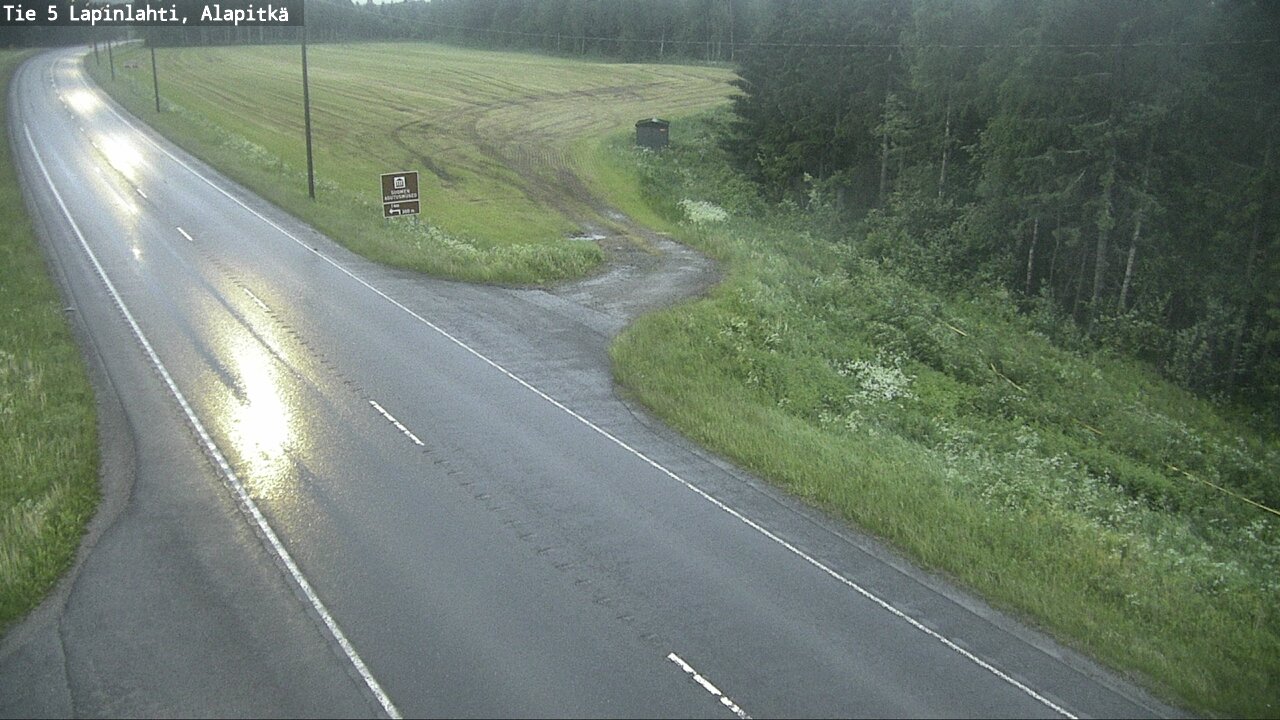 Kelikamerat Kuva Tie 5 Lapinlahti, Alapitkä, Lapinlahti, Pohjois-Savo