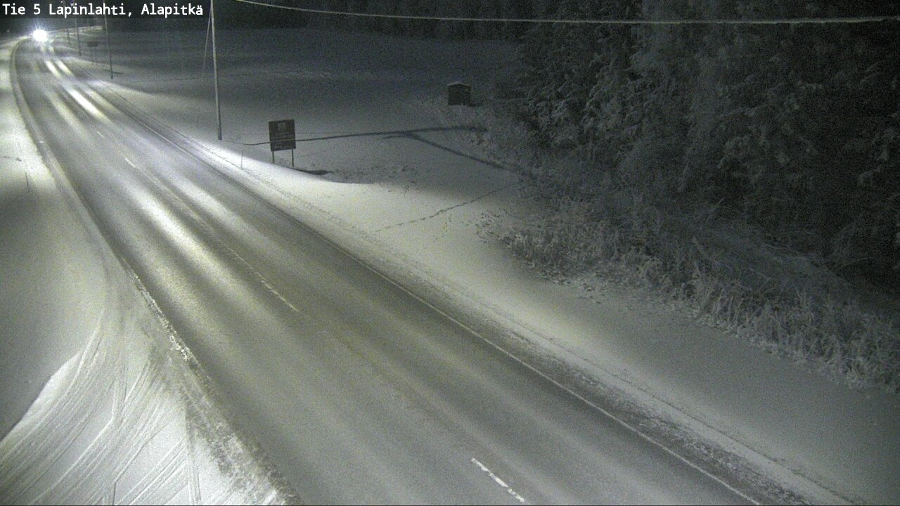 Weather Camera Image Road 5 Lapinlahti, Alapitkä, Lapinlahti, Pohjois-Savo