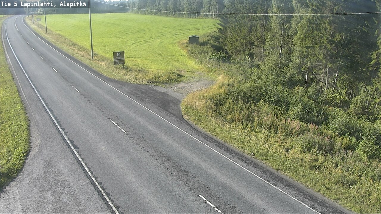 Kelikamerat Kuva Tie 5 Lapinlahti, Alapitkä, Lapinlahti, Pohjois-Savo