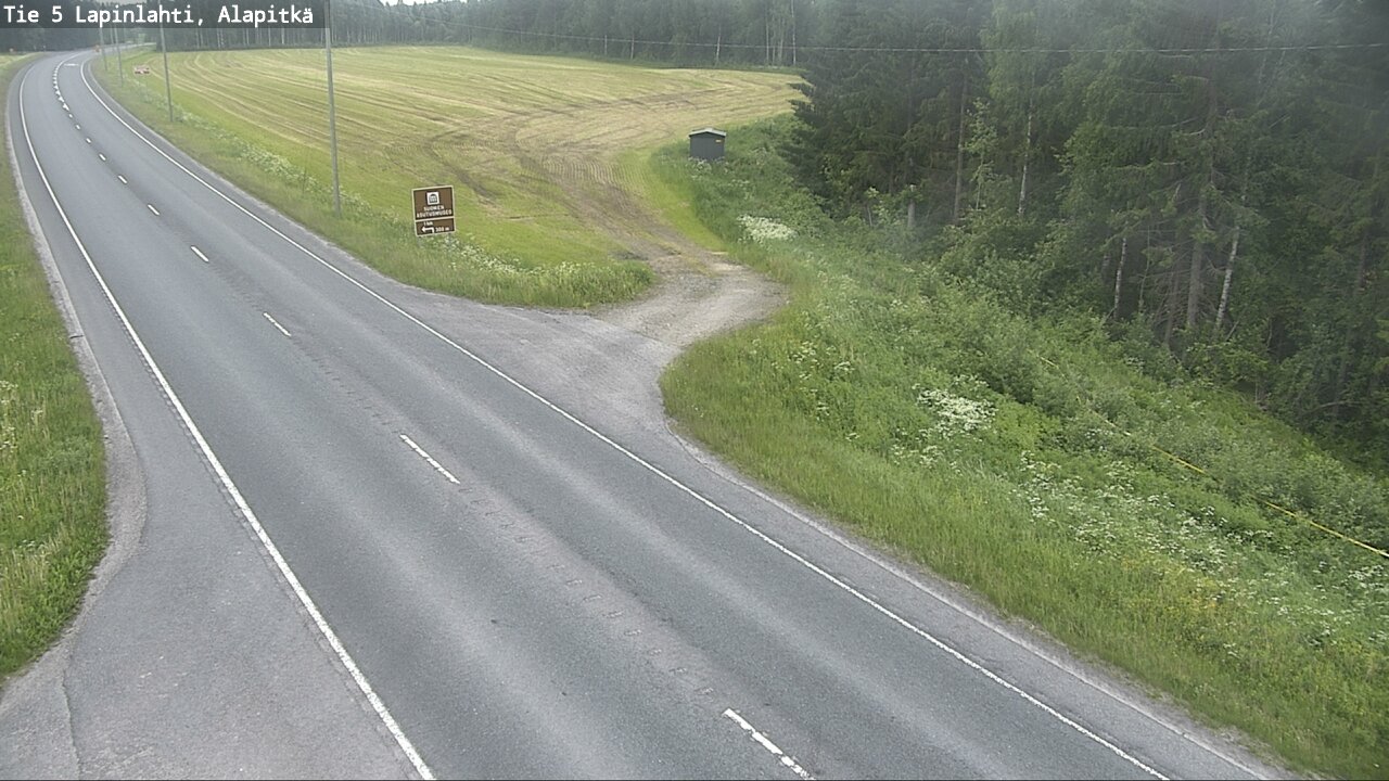 Kelikamerat Kuva Tie 5 Lapinlahti, Alapitkä, Lapinlahti, Pohjois-Savo