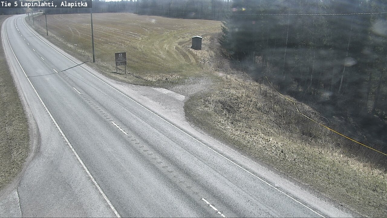 Weather Camera Image Väg 5 Lapinlax, Alapitkä, Lapinlahti, Pohjois-Savo