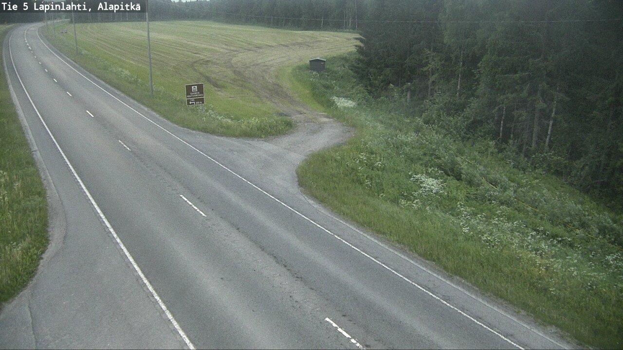 Kelikamerat Kuva Tie 5 Lapinlahti, Alapitkä, Lapinlahti, Pohjois-Savo