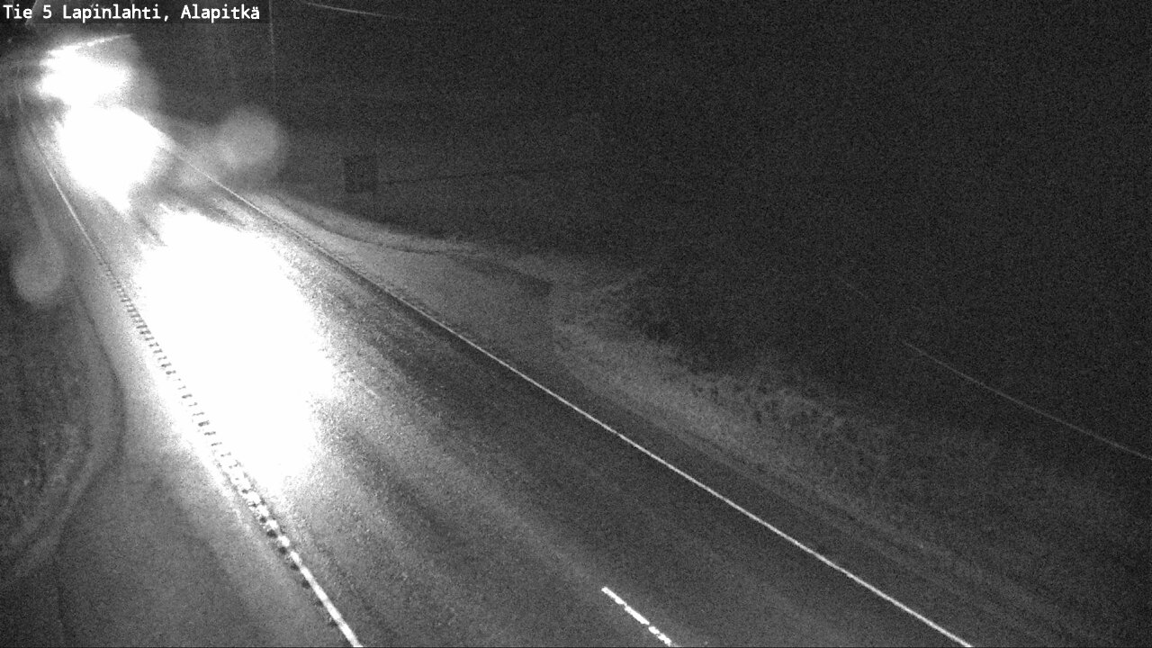 Weather Camera Image Road 5 Lapinlahti, Alapitkä, Lapinlahti, Pohjois-Savo