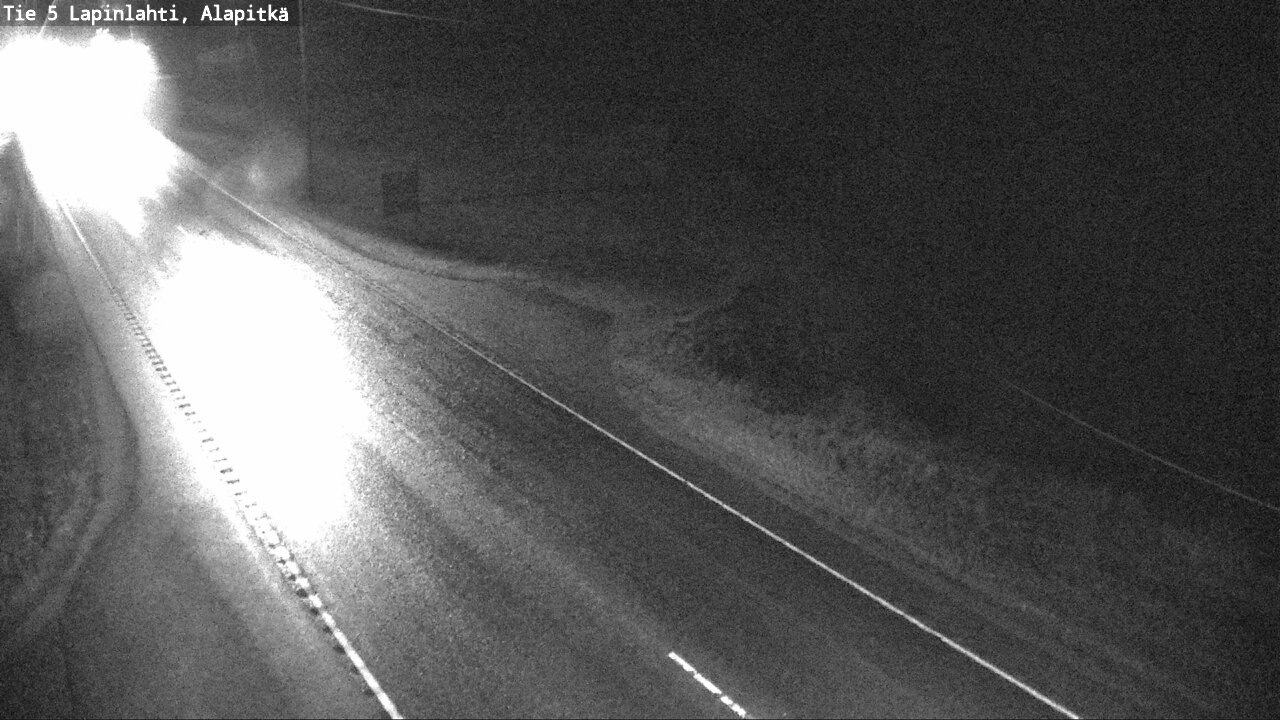 Weather Camera Image Road 5 Lapinlahti, Alapitkä, Lapinlahti, Pohjois-Savo