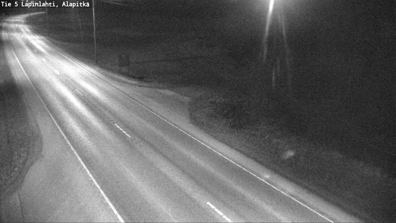 Weather Camera Image Väg 5 Lapinlax, Alapitkä, Lapinlahti, Pohjois-Savo