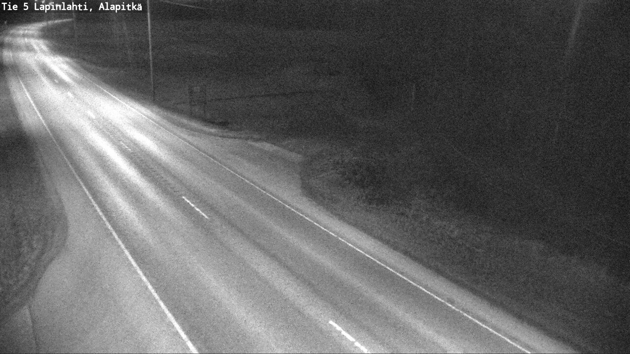 Weather Camera Image Väg 5 Lapinlax, Alapitkä, Lapinlahti, Pohjois-Savo