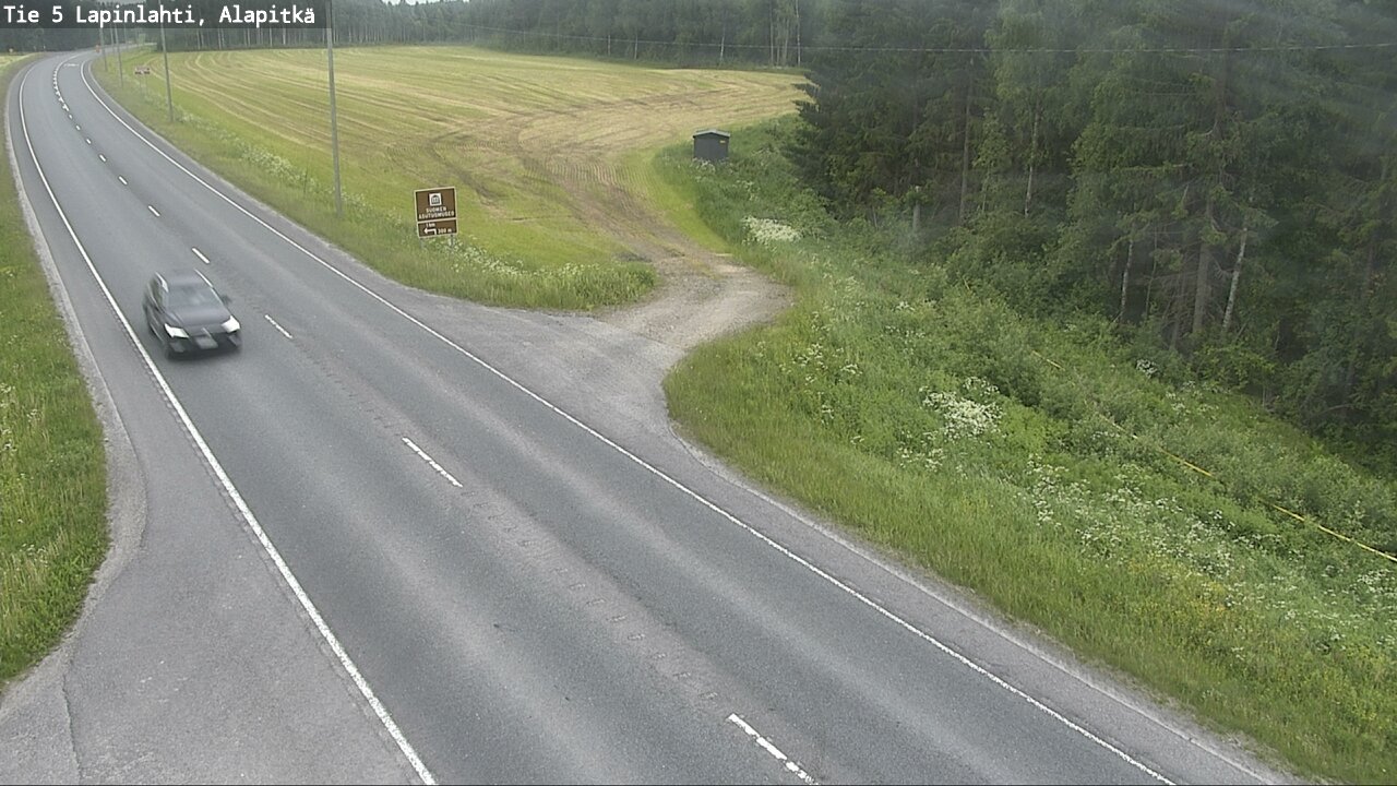 Kelikamerat Kuva Tie 5 Lapinlahti, Alapitkä, Lapinlahti, Pohjois-Savo