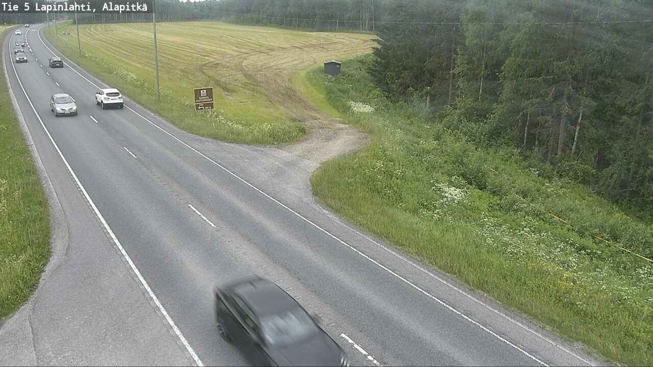 Kelikamerat Kuva Tie 5 Lapinlahti, Alapitkä, Lapinlahti, Pohjois-Savo