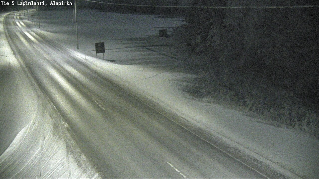 Weather Camera Image Väg 5 Lapinlax, Alapitkä, Lapinlahti, Pohjois-Savo