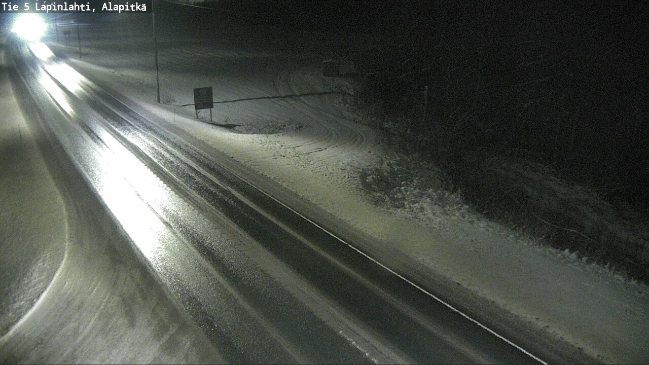 Weather Camera Image Väg 5 Lapinlax, Alapitkä, Lapinlahti, Pohjois-Savo