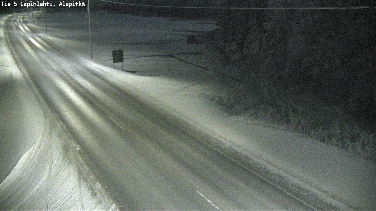 Weather Camera Image Väg 5 Lapinlax, Alapitkä, Lapinlahti, Pohjois-Savo