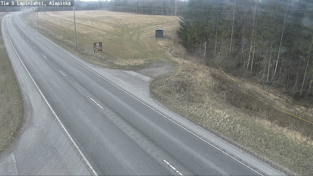 Weather Camera Image Road 5 Lapinlahti, Alapitkä, Lapinlahti, Pohjois-Savo