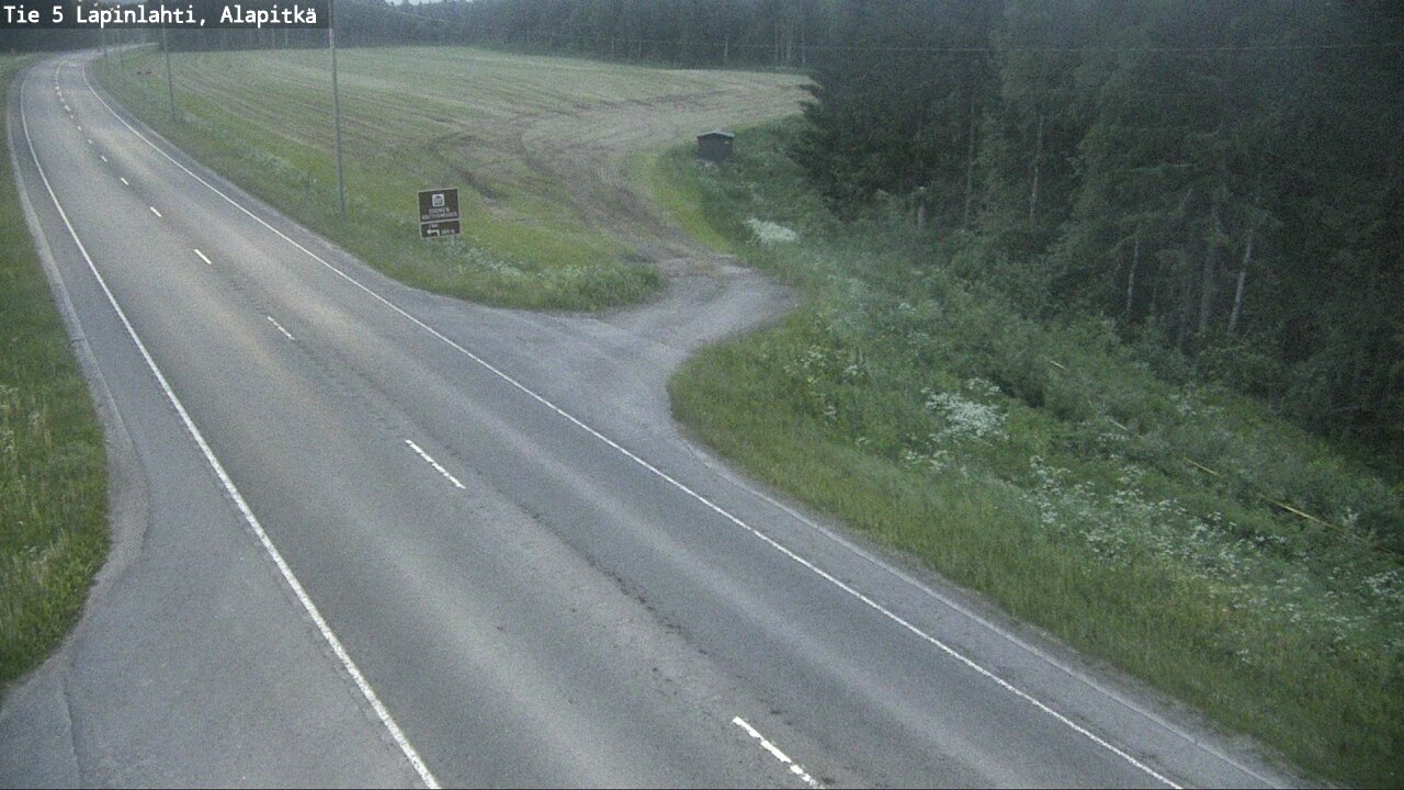 Kelikamerat Kuva Tie 5 Lapinlahti, Alapitkä, Lapinlahti, Pohjois-Savo