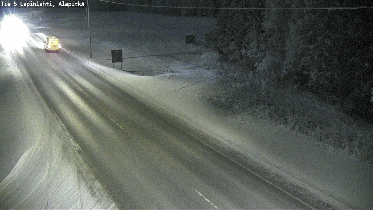 Weather Camera Image Road 5 Lapinlahti, Alapitkä, Lapinlahti, Pohjois-Savo