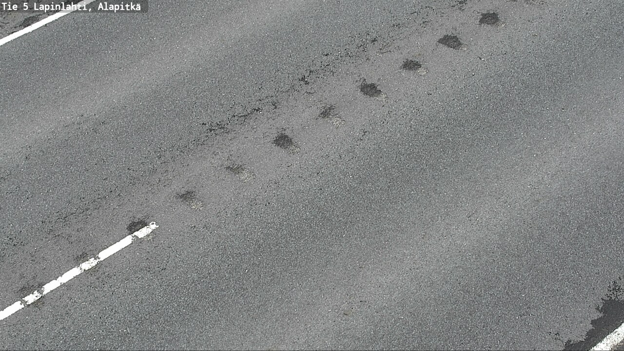 Weather Camera Image Road 5 Lapinlahti, Alapitkä, Lapinlahti, Pohjois-Savo