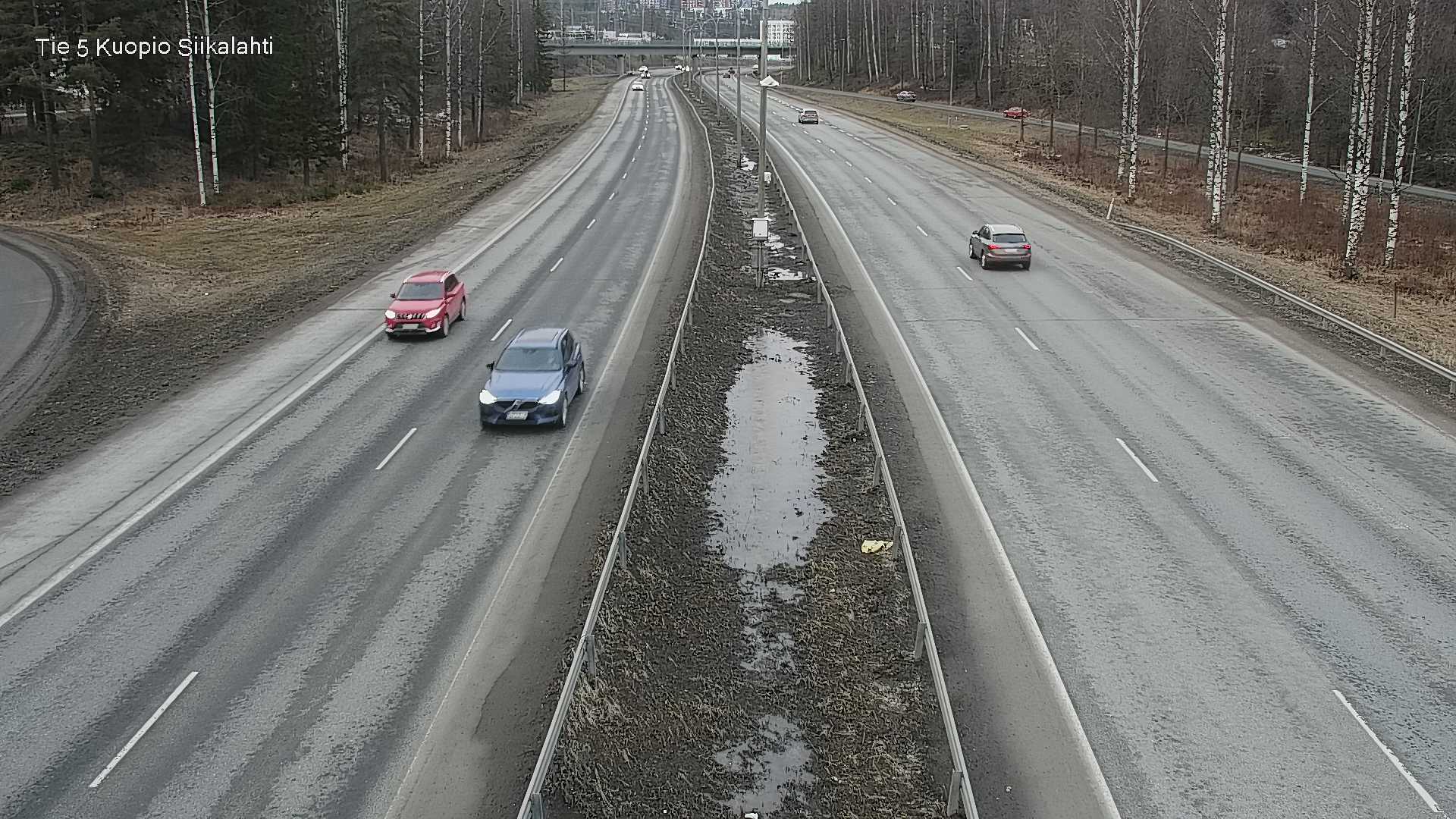 Weather Camera Image Väg 5 Kuopio, Siikalahti, Kuopio, Pohjois-Savo