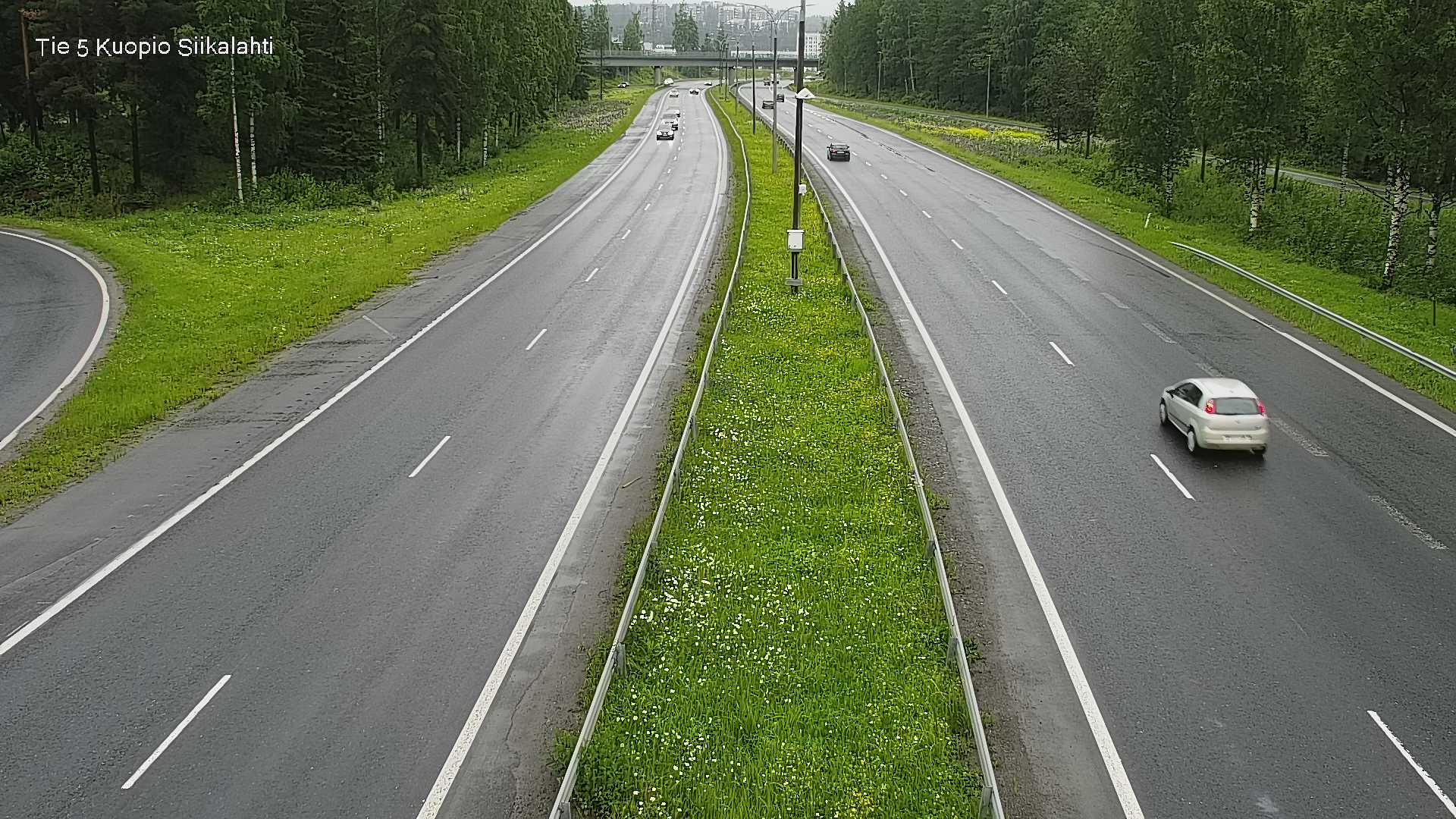 Weather Camera Image Väg 5 Kuopio, Siikalahti, Kuopio, Pohjois-Savo