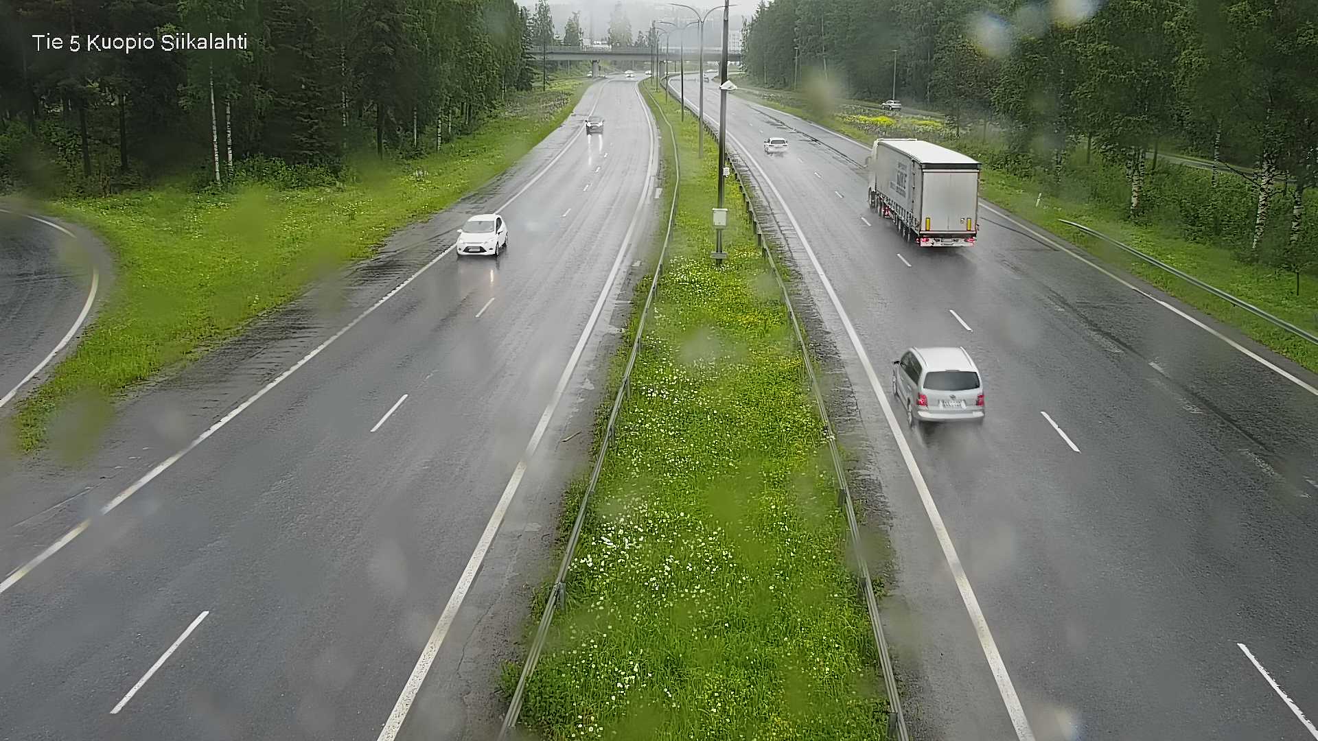 Weather Camera Image Väg 5 Kuopio, Siikalahti, Kuopio, Pohjois-Savo