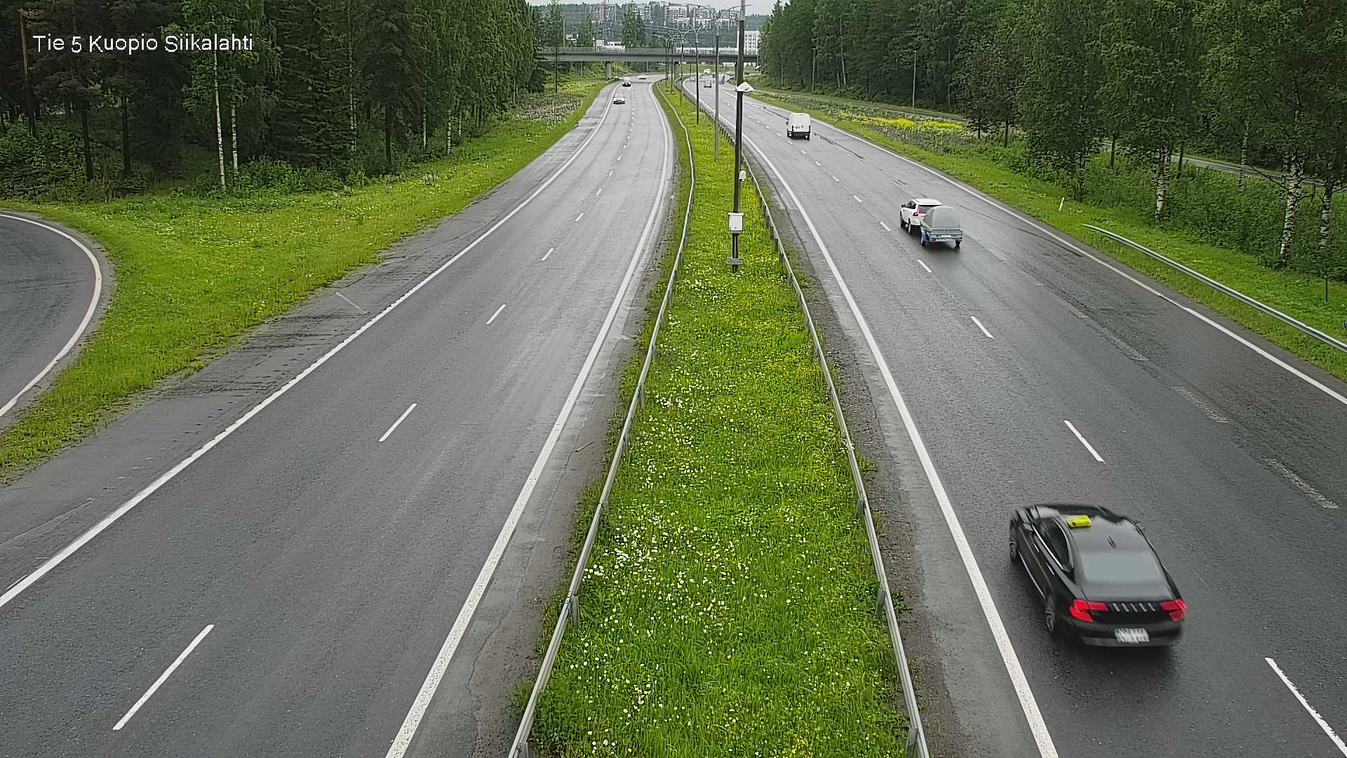 Weather Camera Image Väg 5 Kuopio, Siikalahti, Kuopio, Pohjois-Savo