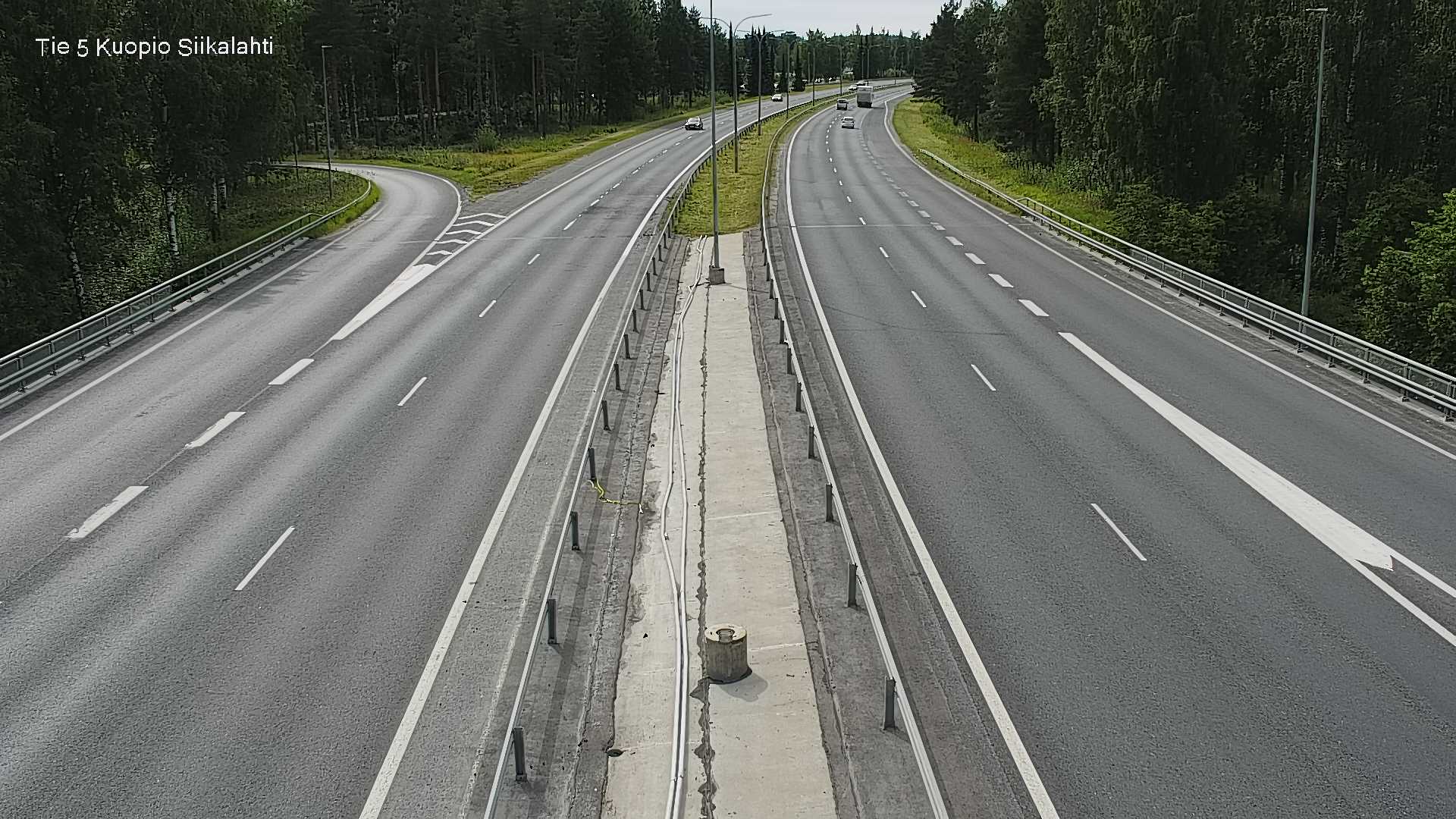 Weather Camera Image Road 5 Kuopio, Siikalahti, Kuopio, Pohjois-Savo