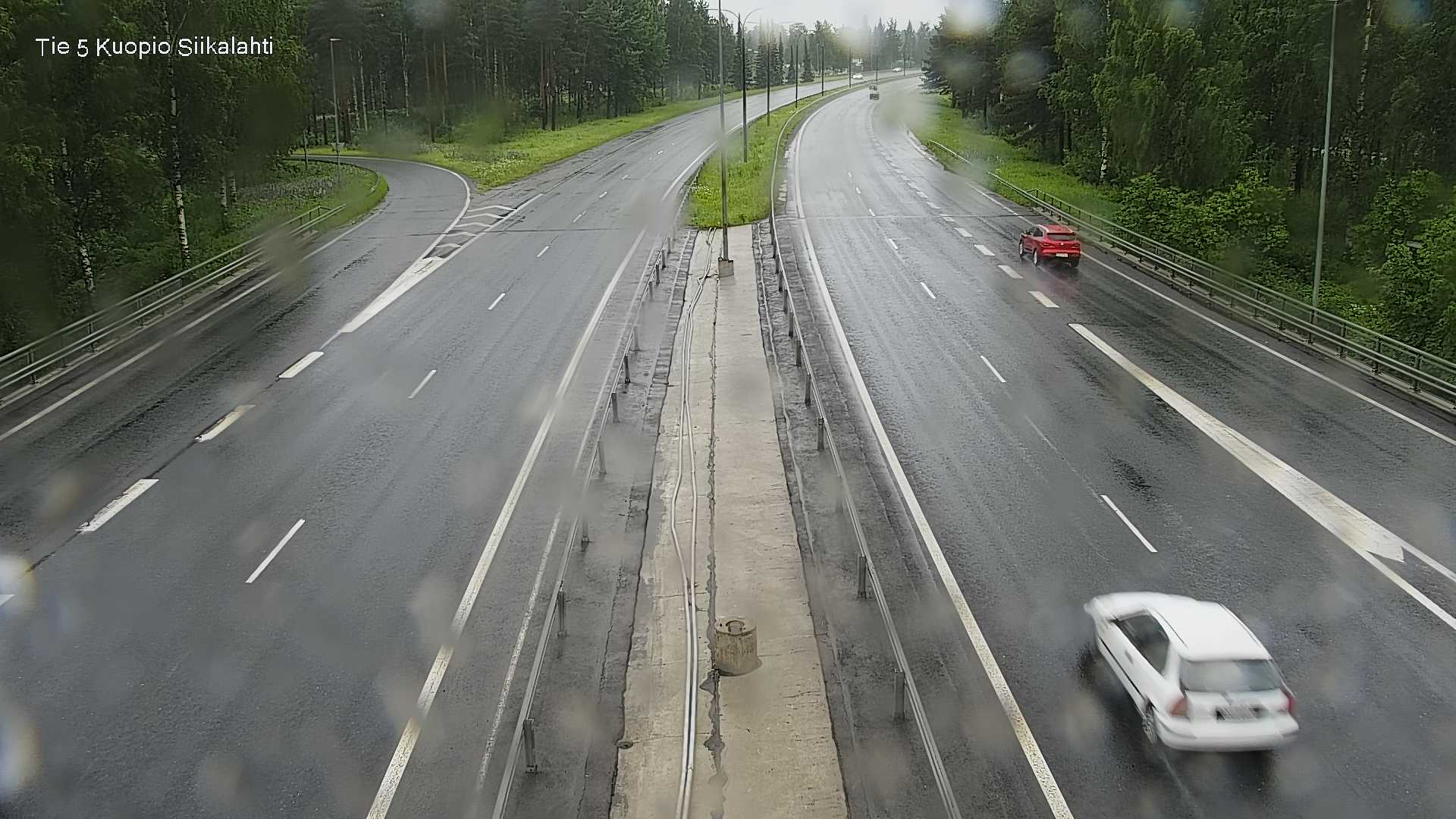 Weather Camera Image Väg 5 Kuopio, Siikalahti, Kuopio, Pohjois-Savo