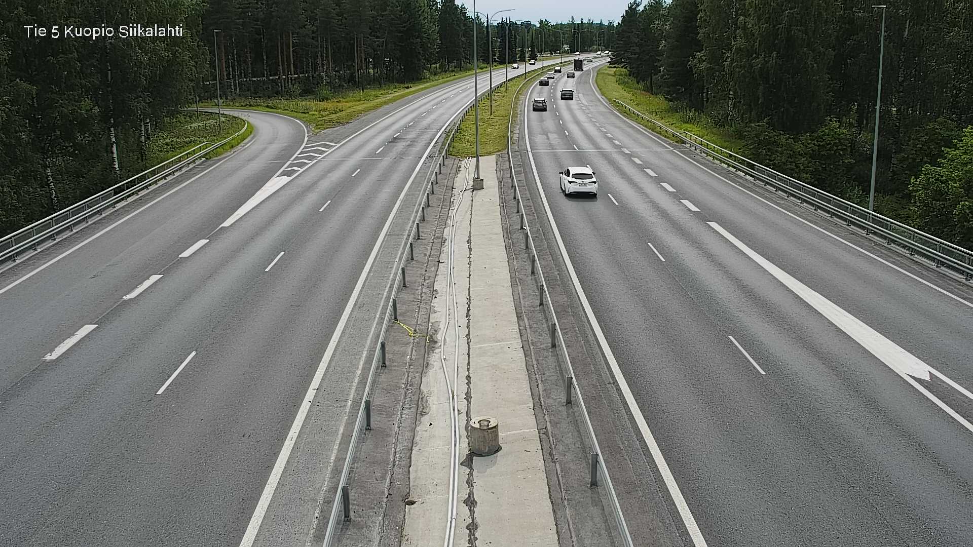 Weather Camera Image Väg 5 Kuopio, Siikalahti, Kuopio, Pohjois-Savo