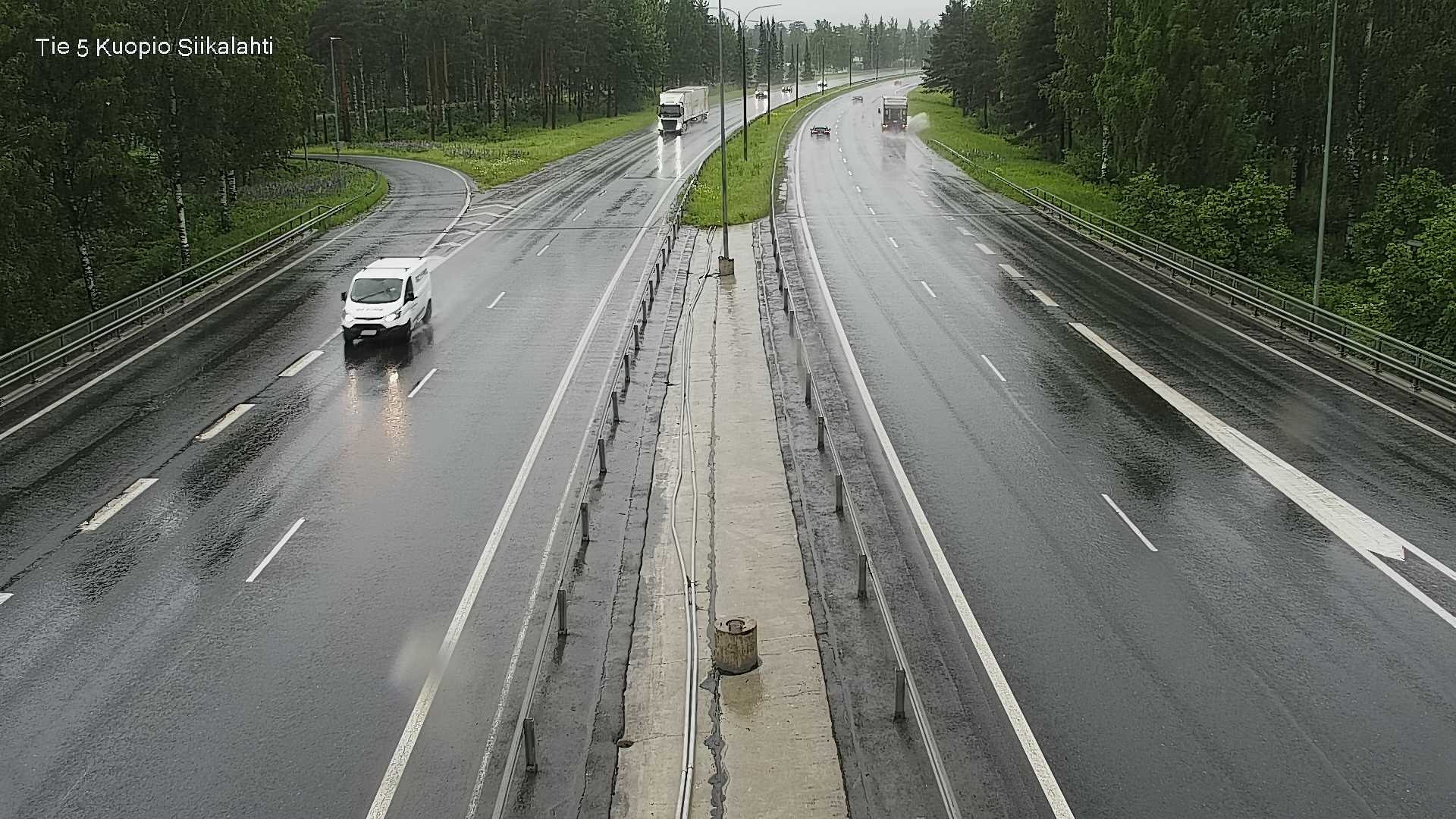 Weather Camera Image Road 5 Kuopio, Siikalahti, Kuopio, Pohjois-Savo