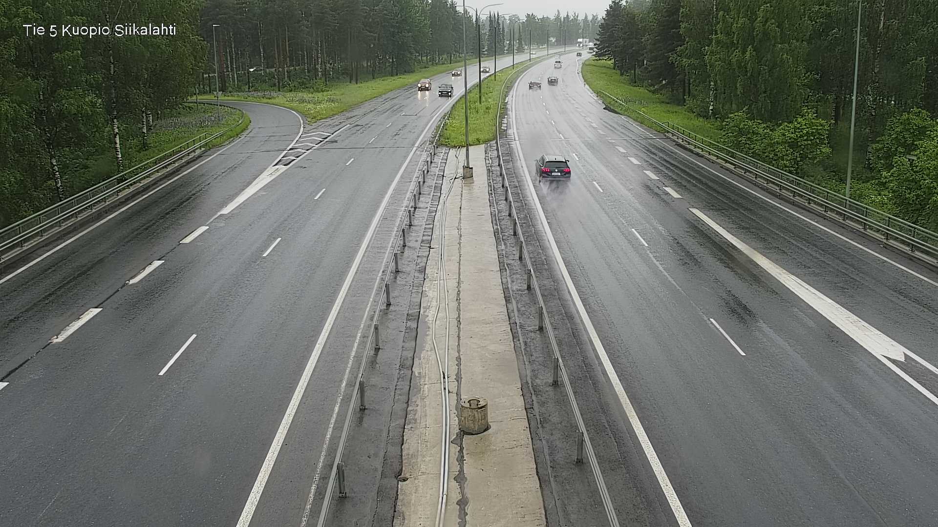 Weather Camera Image Väg 5 Kuopio, Siikalahti, Kuopio, Pohjois-Savo